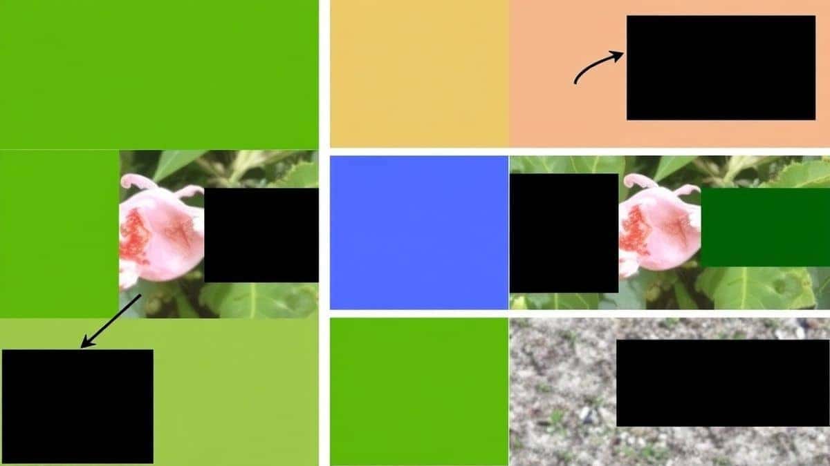 collage showing three example images with common conversion mistakes including awkward cropping cut-off text and black bars on sides labeled examples of what not to do